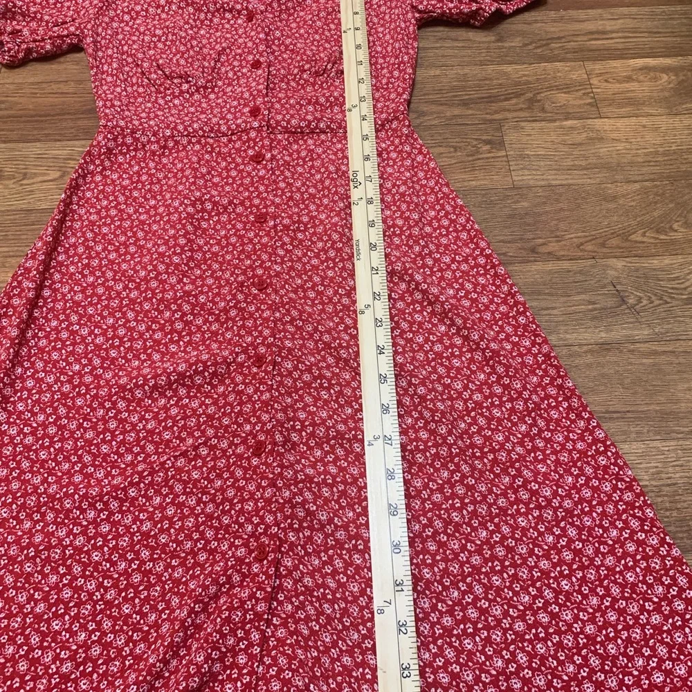 Women’s Paris Altelier Red Floral Women's Dress size 0